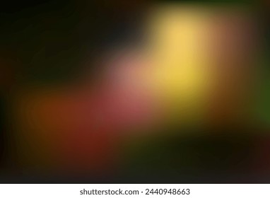 Dark Yellow, Orange vector blur pattern. An elegant bright illustration with gradient. Template for any brand book.