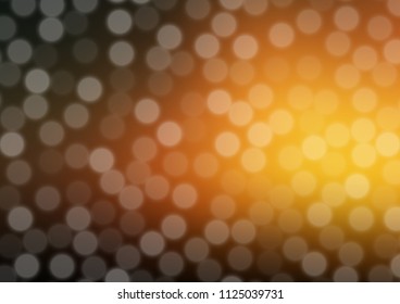 Dark Yellow, Orange vector blurred shine abstract pattern. Modern geometrical abstract illustration with gradient. The elegant pattern for brand book.