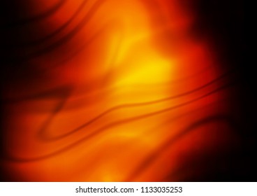 Dark Yellow, Orange vector blurred template. An elegant bright illustration with gradient. The template can be used as a background of a cell phone.