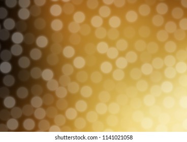 Dark Yellow, Orange vector blurred and colored template. Creative illustration in halftone style with gradient. A completely new design for your business.