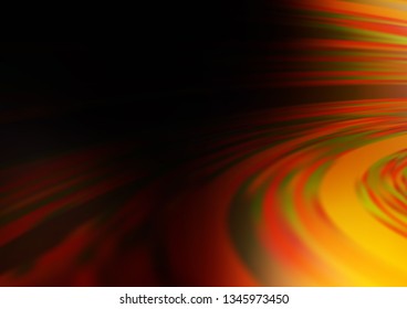 Dark Yellow, Orange vector blurred background. Shining colorful illustration in a Brand new style. Brand new design for your business.