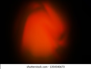 Dark Yellow, Orange vector blurred bright pattern. An elegant bright illustration with gradient. A completely new template for your design.