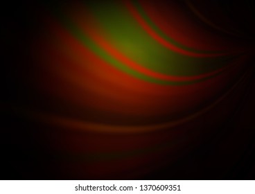 Dark Yellow, Orange vector blurred and colored template. Colorful illustration in abstract style with gradient. Brand new style for your business design.