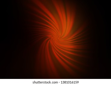 Dark Yellow, Orange vector blurred shine abstract template. Glitter abstract illustration with an elegant design. The blurred design can be used for your web site.