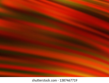 Dark Yellow, Orange vector blurred and colored template. Colorful abstract illustration with gradient. The template for backgrounds of cell phones.