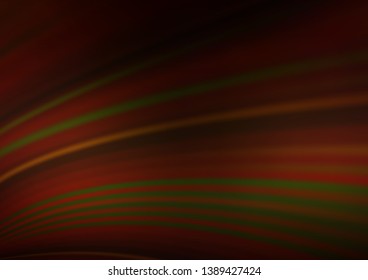 Dark Yellow, Orange vector blurred shine abstract background. Modern geometrical abstract illustration with gradient. A completely new design for your business.