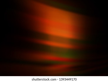 Dark Yellow, Orange vector blurred bright template. An elegant bright illustration with gradient. The template can be used for your brand book.