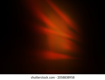 Amarillo oscuro, vector naranja borrosa patrón brillante. Una elegante ilustración brillante con gradiente. Plantilla para fondos de teléfonos móviles.