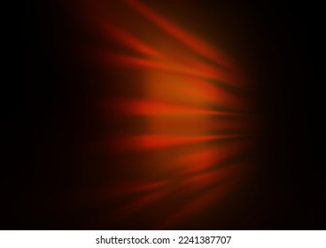 Dark Yellow, Orange vector blurred shine abstract pattern. A completely new color illustration in a bokeh style. A completely new template for your design.