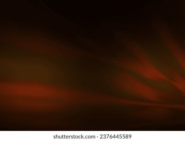 Plantilla abstracta de brillo de vectores naranja, amarillo oscuro, borrosa. Ilustración colorida en estilo abstracto con gradiente. Una plantilla completamente nueva para su diseño.
