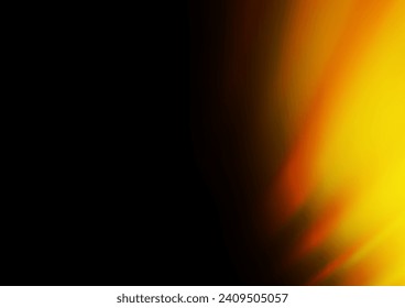 Dark Yellow, Orange vector blurred and colored template. Colorful illustration in blurry style with gradient. A completely new design for your business.