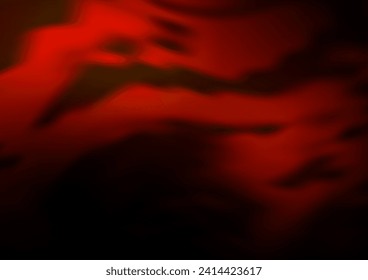 Dark Yellow, Orange vector blurred bright template. A completely new color illustration in a bokeh style. The template can be used for your brand book.