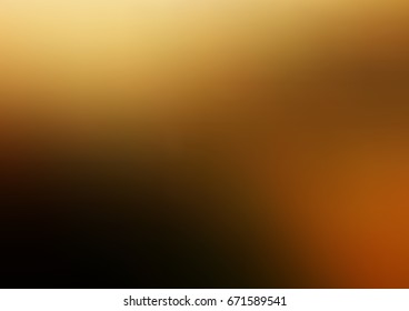 Dark Yellow, Orange vector blurred shine abstract template. Brand-new colored illustration in blurry style with gradient. A completely new template for your business design.