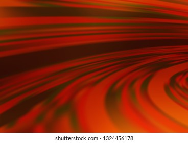 Dark Yellow, Orange vector bokeh template. Colorful illustration in abstract style with gradient. The elegant pattern for brand book.