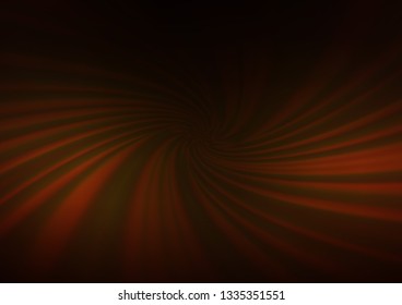 Dark Yellow, Orange vector bokeh pattern. Colorful illustration in abstract style with gradient. The blurred design can be used for your web site.