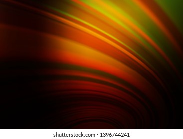 Dark Yellow, Orange vector bokeh template. Glitter abstract illustration with an elegant design. Brand new style for your business design.
