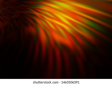 Dark Yellow, Orange vector bokeh and colorful pattern. Colorful illustration in blurry style with gradient. A completely new template for your design.