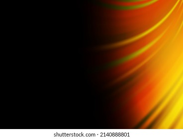 Dark Yellow, Orange vector bokeh and colorful pattern. Shining colorful illustration in a Brand new style. The elegant pattern for brand book.