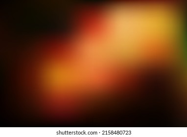 Dark Yellow, Orange vector bokeh and colorful pattern. Glitter abstract illustration with an elegant design. Template for cell phones.