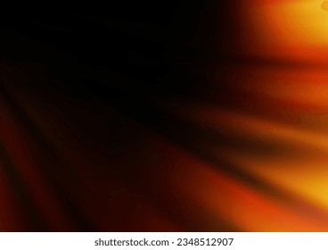 Dark Yellow, Orange vector bokeh template. Colorful illustration in abstract style with gradient. Brand new style for your business design.