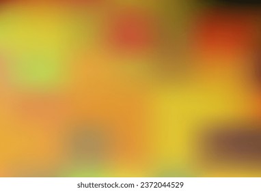 Dark Yellow, Orange vector bokeh and colorful pattern. Colorful illustration in blurry style with gradient. Template for any brand book.
