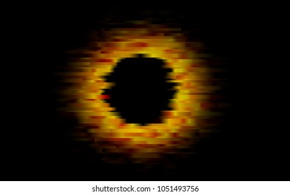 Dark Yellow, Orange vector cover with long lines. Blurred decorative design in simple style with lines. The pattern can be used for websites.