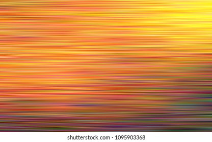 Dark Yellow, Orange vector cover with long lines. Decorative shining illustration with lines on abstract template. The pattern can be used as ads, poster, banner for commercial.