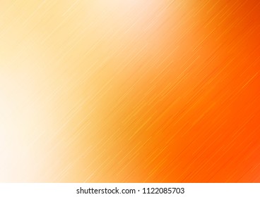 Dark Yellow, Orange vector cover with long lines. Glitter abstract illustration with colored sticks. The pattern can be used for busines ad, booklets, leaflets