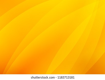 Dark Yellow, Orange vector cover with long lines. Modern geometrical abstract illustration with staves. Best design for your ad, poster, banner.