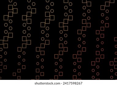 Cobertura vectorial de color amarillo oscuro y naranja con estilo poligonal. Ilustración abstracta moderna con rectángulos coloridos. Plantilla moderna para su promoción.