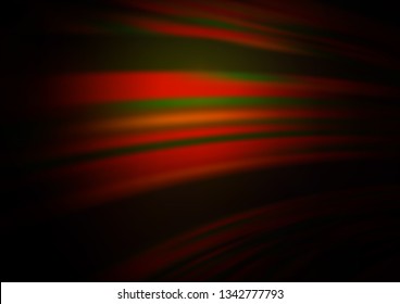 Dark Yellow, Orange vector glossy abstract background. A completely new color illustration in a bokeh style. The background for your creative designs.