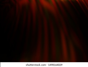 Dark Yellow, Orange vector glossy abstract background. Modern geometrical abstract illustration with gradient. The template for backgrounds of cell phones.