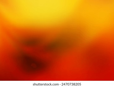 Dark Yellow, Orange vector glossy bokeh pattern. An elegant bright illustration with gradient. The template can be used for your brand book.