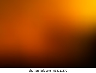 Dark Yellow, Orange vector glossy abstract pattern. Brand-new colored illustration in blurry style with gradient. The blurred design can be used for your web site.