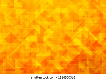 Dark Yellow, Orange vector low poly low poly. Shining colored illustration in a Brand new style. Brand new style for your business design.