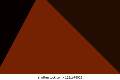 Dark Yellow, Orange vector low poly texture. Triangular geometric sample with gradient.  A new texture for your design.