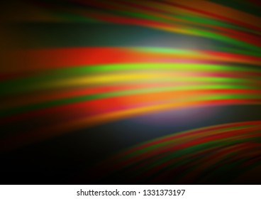 Dark Yellow, Orange vector modern elegant background. Creative illustration in halftone style with gradient. The template can be used for your brand book.
