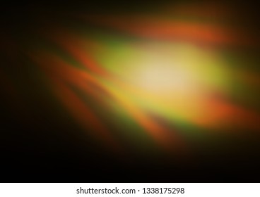 Dark Yellow, Orange vector modern elegant background. Creative illustration in halftone style with gradient. The blurred design can be used for your web site.