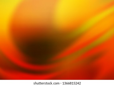 Dark Yellow, Orange vector modern elegant template. Modern geometrical abstract illustration with gradient. The blurred design can be used for your web site.