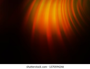 Dark Yellow, Orange vector modern elegant background. Glitter abstract illustration with an elegant design. A completely new template for your design.
