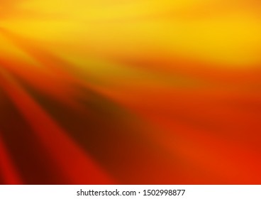 Dark Yellow, Orange vector modern elegant background. Colorful abstract illustration with gradient. Brand new style for your business design.