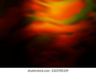 Amarillo oscuro, vector naranja moderno y elegante fondo. Una ilustración de color completamente nueva en un estilo bokeh. Nuevo estilo para su diseño de negocio.