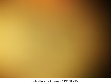 Dark Yellow, Orange vector modern elegant abstract background in blurry style with gradient. Brand-new colored template.   