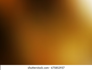 Dark Yellow, Orange vector modern elegant abstract background with gradient. Brand-new colored template in blurry style. 