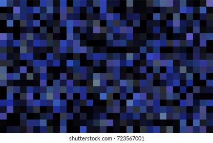 Dark Yellow, Orange vector modern geometrical background. Abstract template. Geometric pattern in square style with gradient.