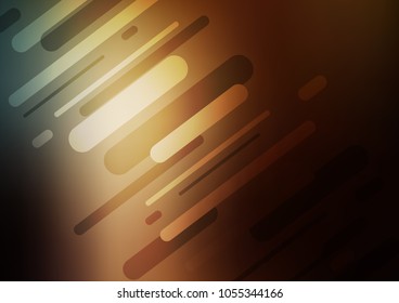 Dark Yellow, Orange vector natural elegant texture. Shining colored illustration with doodles in Zen tangle style. The best blurred design for your business.