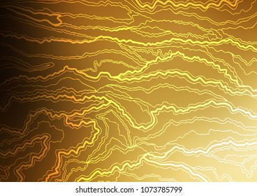 Dark Yellow, Orange vector natural abstract pattern. Glitter abstract illustration with doodles and Zen tangles. A completely new template for your business design.