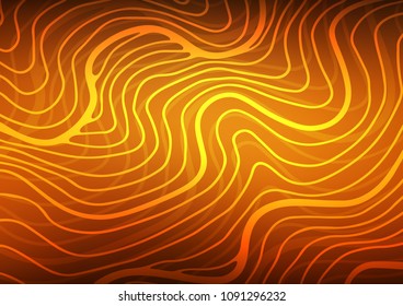 Dark Yellow, Orange vector natural elegant texture. Modern geometrical abstract illustration with doodles. The completely new template can be used for your brand book.
