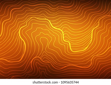 Dark Yellow, Orange vector natural abstract background. Colorful illustration in abstract style with doodles and Zen tangles. The best blurred design for your business.