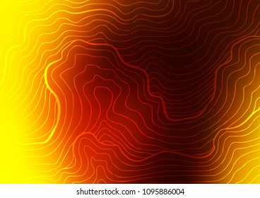 Dark Yellow, Orange vector natural elegant pattern. Brand-new colored illustration in blurry style with doodles. The pattern can be used for heads of websites and designs.